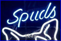 Vintage Bud Light Spuds Mackenzie Neon Bar Sign 1987 Original NOT REPO LNC TC