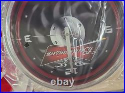 Vintage Budweiser Beer Neon sign wall clock battery clock electric cord for neon Vintage Budweiser Beer Neon sign wall clock battery clock electric cord for neon