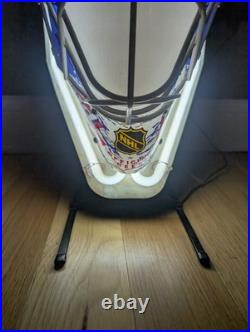Vintage Budweiser Bud Ice Neon Beer Hockey NHL Sign 90s