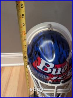 Vintage Budweiser Bud Ice Neon Beer Hockey NHL Sign 90s