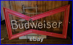Vintage Budweiser Flashing Neon Sign Iconic Bowtie Logo (Works Great!)