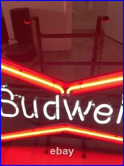 Vintage Budweiser Neon Light Sign