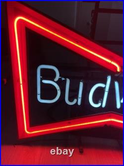 Vintage Budweiser Neon Light Sign