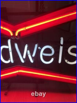 Vintage Budweiser Neon Light Sign