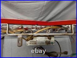 Vintage Budweiser Neon Sign Red Bowtie Bar Beer Lighter Sign