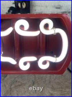 Vintage Budweiser guitar shaped neon sign Vintage Budweiser guitar shaped neon sign