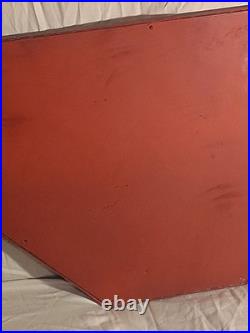 Vintage Cadillac Plexiglass Light Up Red Neon Sign Hood Man Cave 2ft 2 x 1ft 3