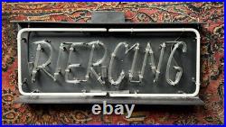 Vintage Cal Neon Glass Piercing Light-Up Sign