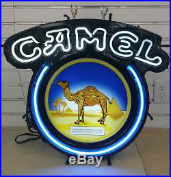 Vintage Camel Cigarettes Lighted Neon Light Display Sign Fallon 1994 Tobacco