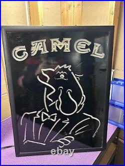 Vintage Camel Cigarettes Neon Light JOE CAMEL Advertising Sign