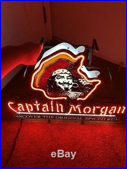 Vintage Captain Morgan Neon Bar Sign