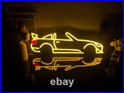 Vintage Car Flex Neon Sign Light Lamp Man Cave Car Garage Room Wall Decor