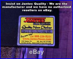 Vintage Clothing Neon Sign Jantec 32 Wide x 16 High Hand Bent in NC