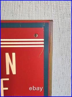 Vintage Coca Cola Fountain Service Tin Red NEON lighted Clock Sign Working Vintage Coca Cola Fountain Service Tin Red NEON lighted Clock Sign Working