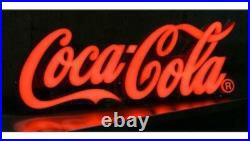 Vintage Coca Cola Mini LED Neon Sign Retro Lighted Lettering Lamp 2266MT
