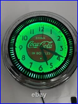 Vintage Coca-Cola Neon Spinner Clock