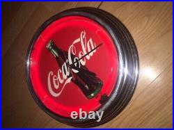 Vintage Coca Cola Sign Neon Red Light