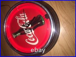 Vintage Coca Cola Sign Neon Red Light