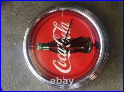 Vintage Coca Cola Sign Neon Red Light