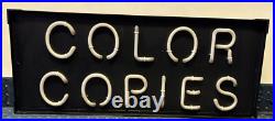 Vintage Color Copy Neon Sign 32 x 13 Vintage Color Copy Neon Sign 32 x 13