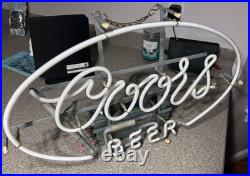 Vintage Coors Beer Neon Sign Everbrite Transformer 9104002, Bar, Man Cave
