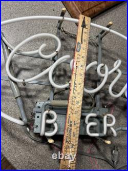 Vintage Coors Beer Neon Sign Everbrite Transformer 9104002, Bar, Man Cave
