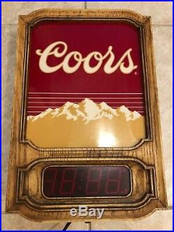Vintage Coors Light Neon Sign