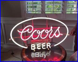 Vintage Coors Neon Light Bar Sign, Antique