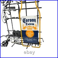Vintage Corona Extra Beer Palm Tree Bottle 22x34 Neon Light Sign Lamp READ