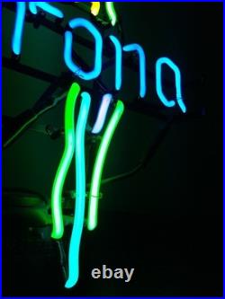 Vintage Corona Neon Parrot Bar Sign 26x22 Made In USA