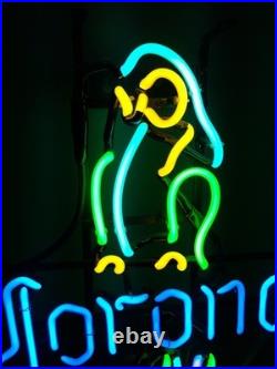 Vintage Corona Neon Parrot Bar Sign 26x22 Made In USA