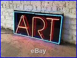Vintage Custom Neon Art Sign