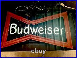 Vintage Early BUDWEISER Bow Tie Neon Sign Parts Bow tie