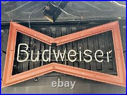 Vintage Early BUDWEISER Bow Tie Neon Sign Parts Bow tie