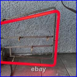 Vintage Early BUDWEISER Bow Tie Neon Sign Parts Light Beer Advertising