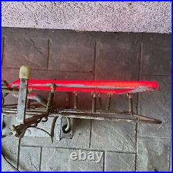 Vintage Early BUDWEISER Bow Tie Neon Sign Parts Light Beer Advertising