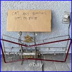 Vintage Early BUDWEISER Bow Tie Neon Sign Parts Light Beer Advertising