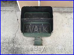 Vintage Econolite Walk/Don't Walk Neon Sign, Works Great
