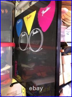 Vintage FENDER Lighted DISPLAY SIGN Guitar OLD Lighted Neon colors GUITAR NICE