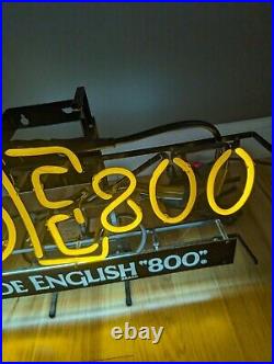 Vintage Fallon Olde English 800 Beer Malt Liquor Bar Neon Sign