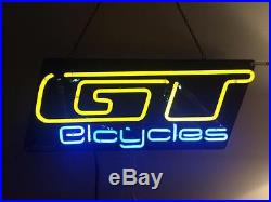 Vintage GT Bicycles NEON DISPLAY Sign RARE! Old School BMX