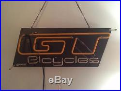 Vintage GT Bicycles NEON DISPLAY Sign RARE! Old School BMX
