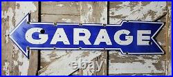 Vintage Garage Arrow Porcelain Sign Neon Skin Service Mechanic Car Truck Repair Vintage Garage Arrow Porcelain Sign Neon Skin Service Mechanic Car Truck Repair
