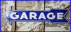 Vintage Garage Arrow Porcelain Sign Neon Skin Service Mechanic Car Truck Repair Vintage Garage Arrow Porcelain Sign Neon Skin Service Mechanic Car Truck Repair