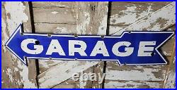 Vintage Garage Arrow Porcelain Sign Neon Skin Service Mechanic Car Truck Repair Vintage Garage Arrow Porcelain Sign Neon Skin Service Mechanic Car Truck Repair