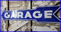 Vintage Garage Arrow Porcelain Sign Neon Skin Service Mechanic Car Truck Repair Vintage Garage Arrow Porcelain Sign Neon Skin Service Mechanic Car Truck Repair