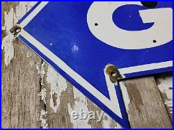 Vintage Garage Arrow Porcelain Sign Neon Skin Service Mechanic Car Truck Repair Vintage Garage Arrow Porcelain Sign Neon Skin Service Mechanic Car Truck Repair