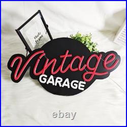 Vintage Garage Flex Neon Light Sign 24x10 Lamp Car Garage Display Wall Decor