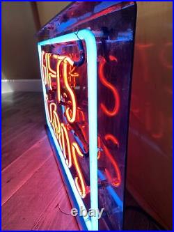 Vintage Gifts Cards Neon Sign Large 33 X 21