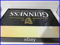 Vintage Guinness Pint Beer Bar Neon Sign Light Box Rare Euc